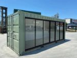 Container adibito a ufficio da 20 piedi con finestra laterale