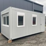 Container adibito a ufficio, completamente attrezzato, da 20 piedi.