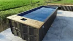 Piscina container da 6 metri – Pronta all'uso, stile garantito.