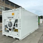 Nuovo container refrigerato da 20 piedi con controllo della temperatura.