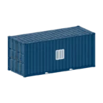 Container a secco da 20 piedi