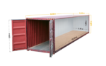 Container standard da 40 piedi – certificato CSC, usato - immagine 2