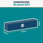Container DRY da 40 piedi - immagine 2