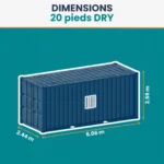 Container a secco da 20 piedi - immagine 7